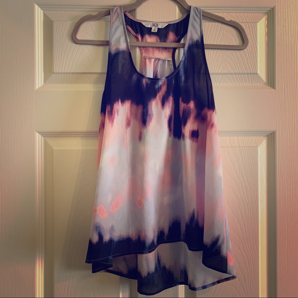Sleeveless Racerback Draped Top